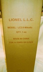 Lionel 2332090 Pennsylvania LionChief Plus 2.0 Mikado #9631 NEW