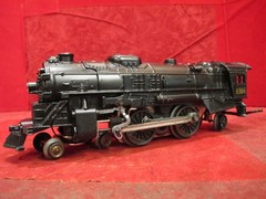 o gauge Lionel 8304 engine, die cast~ tested runs and lights smokes