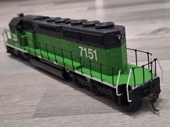 ⭐ ATHEARN HO SCALE BURLINGTON NORTHERN SD40-2 Diesel Locomotive #7151 DCC/SND ⭐
