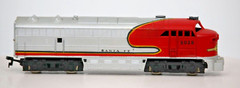 Vintage HO Scale Tempo Santa Fe Train # 5028 1:87 Gauge Locomotive Tempo