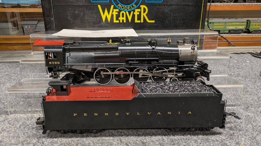 Weaver Pennsylvania M1a Mountain 4-8-2 Steam Locomotive – Tested – LN