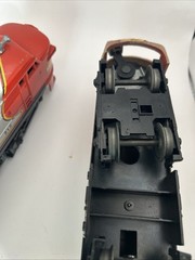 Lionel No. 215 / 212 Santa Fe Alco “A-A” Diesel Locomotive, Red/Silver