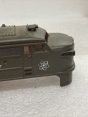 KMT Kusan Auburn 2716, O, 2 Rail, US Army Alco Diesel Locomotive Cab Only Nice
