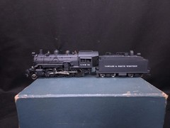United Models HO BRASS C & N W 56 2-8-0 Steam Engine & Tender Painted 🟢13817