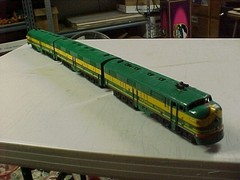 Marx O Scale Western Pacific E7 ABA Diesels
