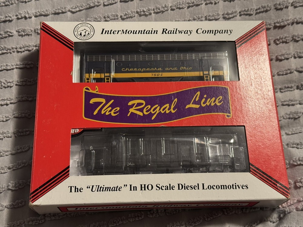 Intermountain Railway Regal Line EMD F-7B Chesapeake & Ohio 7505 **PLS READ**