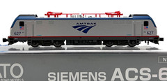 N KATO 137-3002 SIEMENS ACS-64 AMTRAK # 627