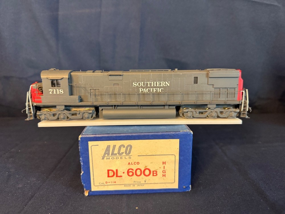 HO Scale Brass Alco Models Southern Pacific DL-600B High Hood PAINTED