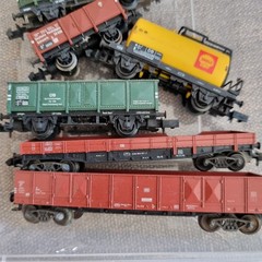 Train Lot Fleischmann Arnold PECO N-Gauge 4 Locos 26 Wagons Coaches + Track