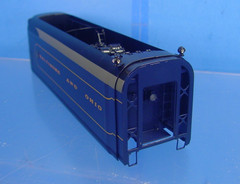 RL HO BRASS MTS IMPORTS BALTIMORE & OHIO “THE ROYAL BLUE” P-7A TENDER BODY ONLY