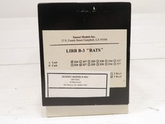 Sunset Models 3rd Rail Brass LIRR B-3 Rats Electrics AB Units w/Sound NIB 13149