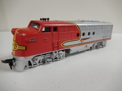 Bachmann HO Santa Fe Diesel & Mantua A.T. & S.F. 806 Caboose – No Box