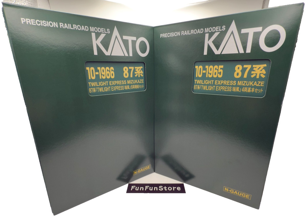 Kato 87 Series TWILIGHT EXPRESS Mizukaze Expansion 10-1965 10-1966 Set 10-Car