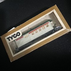 Tyco Mantua HO Atchison Topeka & Santa Fe AT&SF 1890 Combine Car Original Box