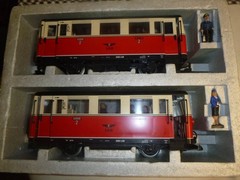 LGB 2065 “Wismar Railbus” 2 Railcars, Good Condition (Art.A060)