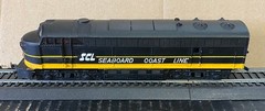 AHM HO SCALE FM DIESEL LOCOMOTIVE SEABOARD COAST LINE TESTED