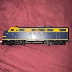 New no box Bluetooth Locomotive – Santa FE – Blue & Yellow – Ho Scale Bachmann