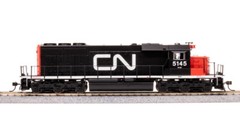 Broadway Limited 9035 HO Canadian National EMD SD40 Black/Red No-Sound #5228