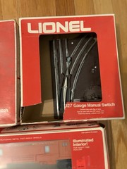 Lot of 4 Vintage LIONEL Trains 027 Gauge- 6-9122, 6-9506, 6-5021, 6-5022 in Box