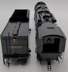 River Raisin Models S Scale Brass Chesapeake & Ohio 2-6-6-6 Loco & Tender #1600