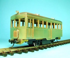 HOn30/HOe Aru-Model Ako Railway Single-Ended Railcar Kit w/Power Drive H0e Gauge