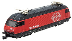 Z Marklin 88441 Swiss Class 460 SBB Electric Loco 5-pole LEDs (tested) NIB