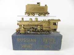 Pacific Fast Mail Brass HO Scale Frisco 2-10-0 Russian Steam Locomotive