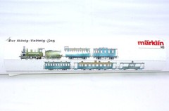 Marklin DIGITAL HO AC 1:87 KÖNIG LUDWIG ROYAL 5 WAGON + TRISTAN LOCOMOTIVE MB`95