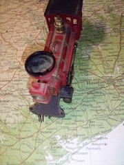 Vintage Pocher Italy J. W. Bowker Locomotive Damaged Sold As-Is