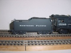 HO Brass NWSL Toby Northern Pacific Q-6 4-6-2 1965 Pro Painted Excellent Runner