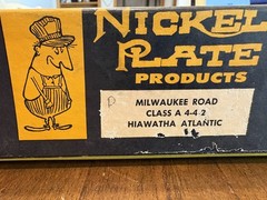 DCAS-Nickel Plate Prod HO BRASS Class A 4-4-2 Hiawatha Steam Locomotive & Tender