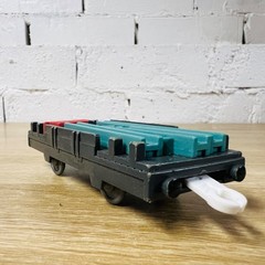 Grey Flatbed Metal Beams – Thomas the Tank & Friends Trackmaster TOMY Trains