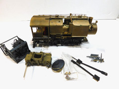 Brass Steam Locomotive O Scale 2 Rail Mechanics Special Project (NB)