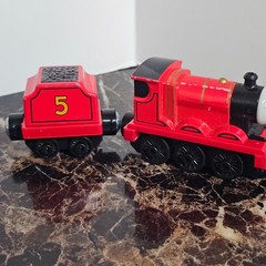 Mattel Thomas Friends James the Red Engine Wooden Railway Train Tender CBL852013