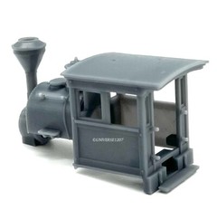 HOn3 Scale TMW 0-4-0 H.K. Porter Steam Locomotive Kit Fluted Narrow Gauge Engine