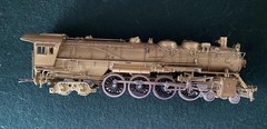 Key Limited Imports-3751 class 4-8-4 Northern Santa Fe, Brass Engine & Tender HO