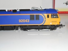Hornby R3741 DCC fitted. GBRf Class 92 Co-Co Diesel. Excellent cond. OO Scale