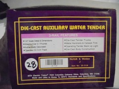MTH 20-3126 Die Cast Auxiliary Water Tender Norfolk & Western J NIB