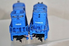 MODEL POWER MEHANO HO CONRAIL SD-45 & ALCO C-430 LOCOMOTIVE SET on