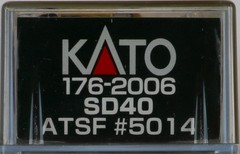 Kato 176-2006 SD40 AT Santa Fe #5014 NEW