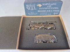 HO BRASS PFM UNITED MARYLAND & PENNSYLVANIA MA & PA MODERN 2-8-0 #43 ELESCO FWH