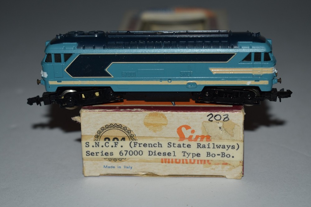 N Scale Lima SNCF French State Railways Type Bo-Bo Diesel Locomotive C58395