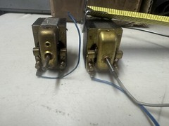 TWO KMT BRASS DIESEL MOTORS. Dual Shaft Tested Good Pre owned