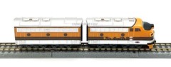 Z Scale F7A/B D&RGW 2-Diesel Locomotive Set w/Power Drive & Truck Ready to Run