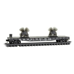 Micro Trains – N Canadian Pacific Flat Car with Propeller Load Rd# 301335