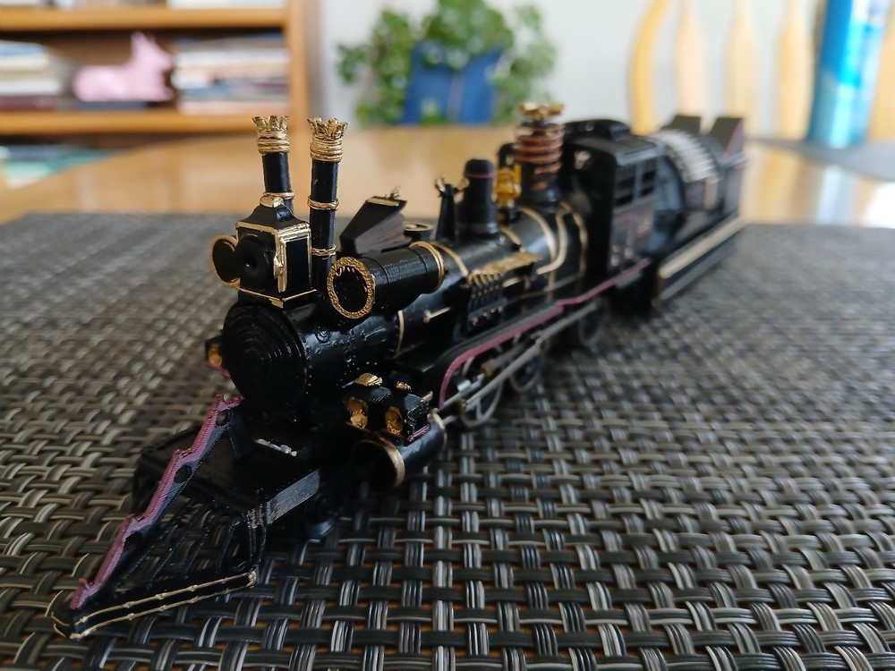 HO scale TYCO Rogers 4-6-0 Customized Back to the future Time Machine Locomotive