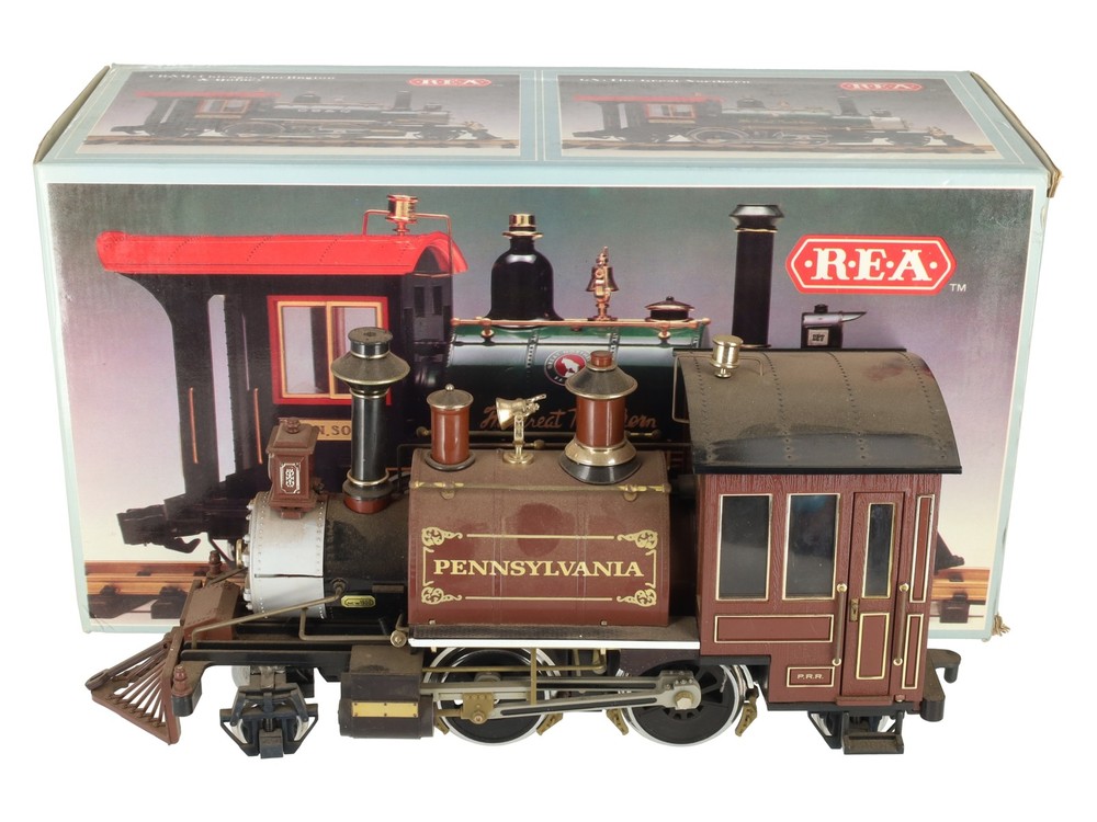 Aristo-Craft 21001 G Scale Pennsylvania Railroad Rogers 2-4-2 Steam Locomotive