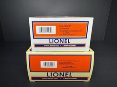 Lionel 6-81448 6-82095 Amtrak command control tie-jector & tie work car LNIB