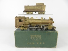 Pacific Fast Mail Brass HO Scale Canadian Pacific 4-6-2 G-2 Steam Locomotive
