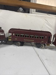 1920s Vintage Prewar Lionel Electric Train Set No.150 Engine, Passenger Cars